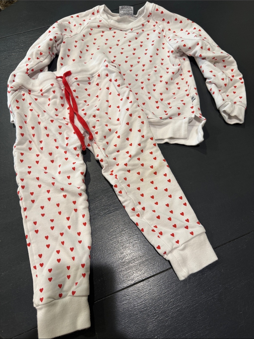 Bums and Roses Heart to Resist Jogger Set 3T